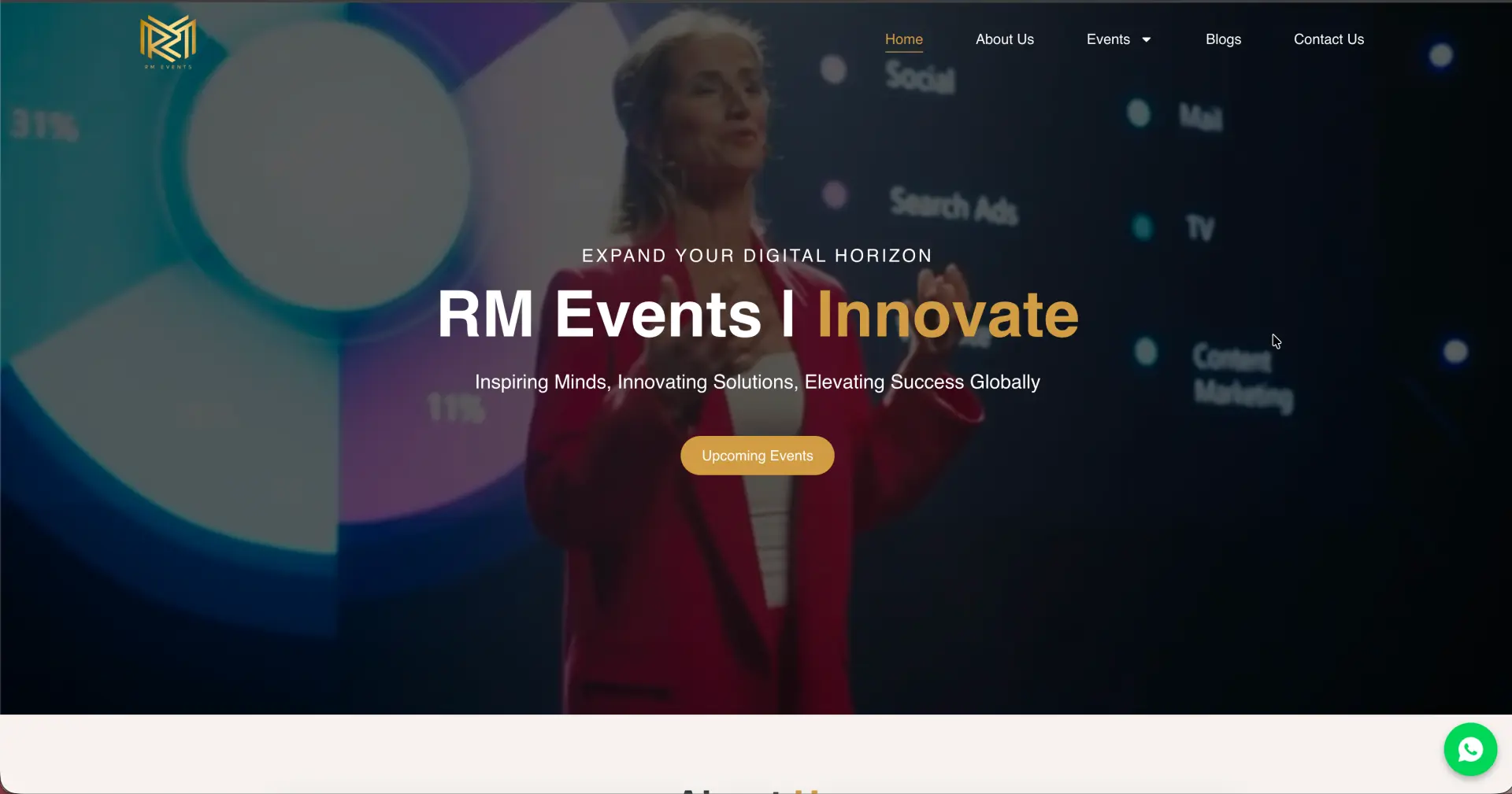 Image gallery marquee