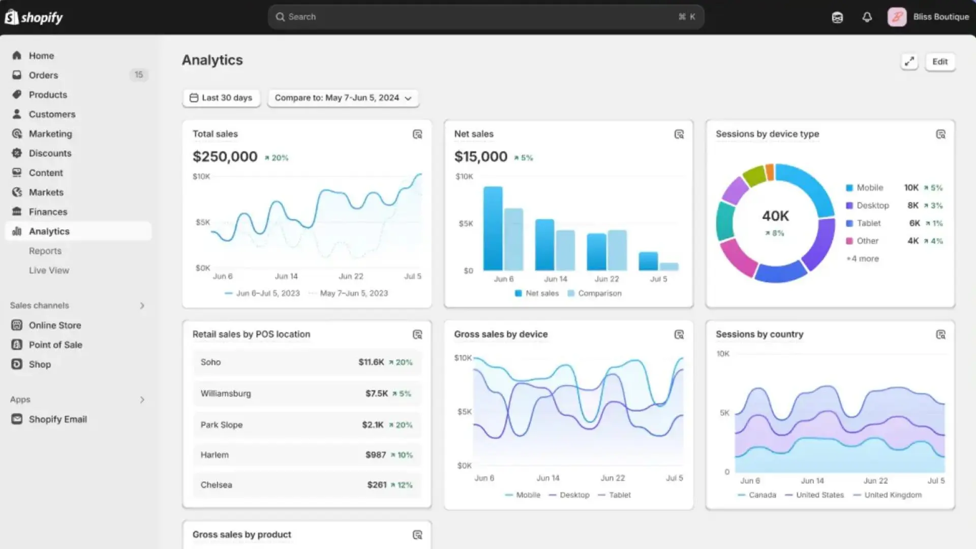 The Andreas Media Image gallery marquee